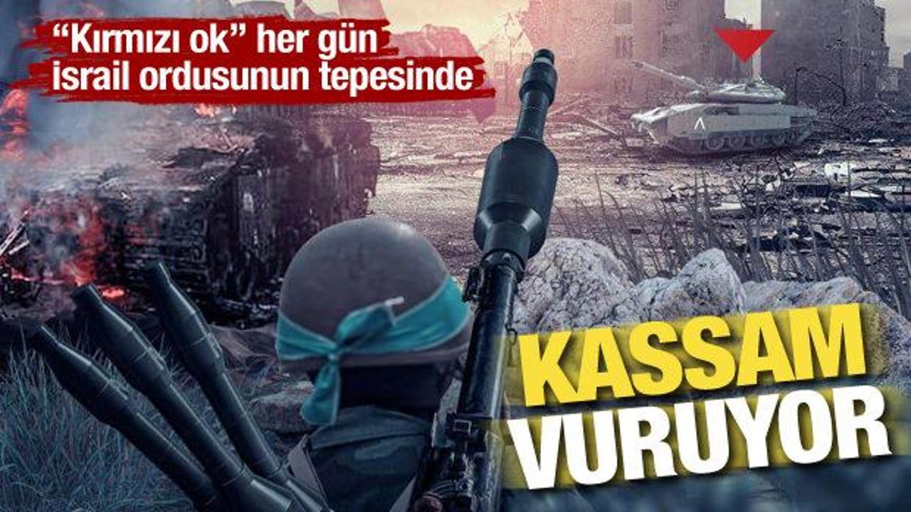 Kassam vuruyor: Hedefte İsrail askeri birliği var