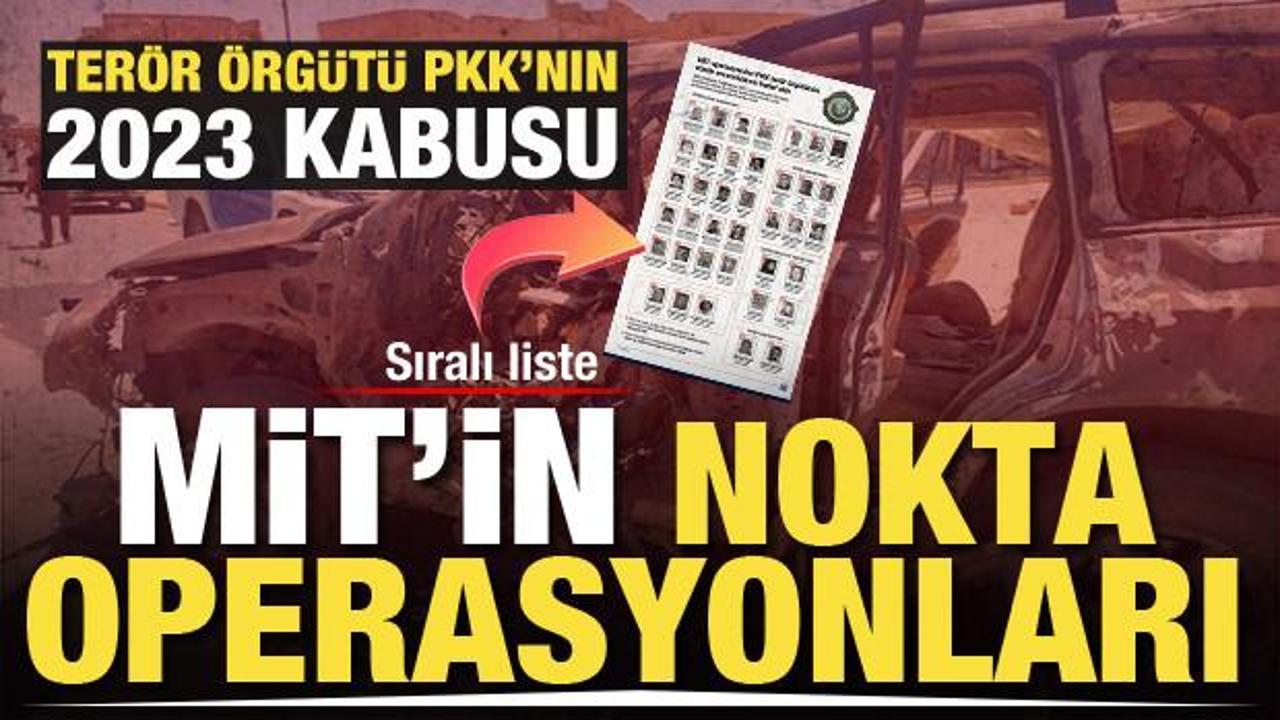 MİT’ten nokta operasyonlar! Terör örgütü PKK’nın sözde sorumluları önemli oranda azaldı