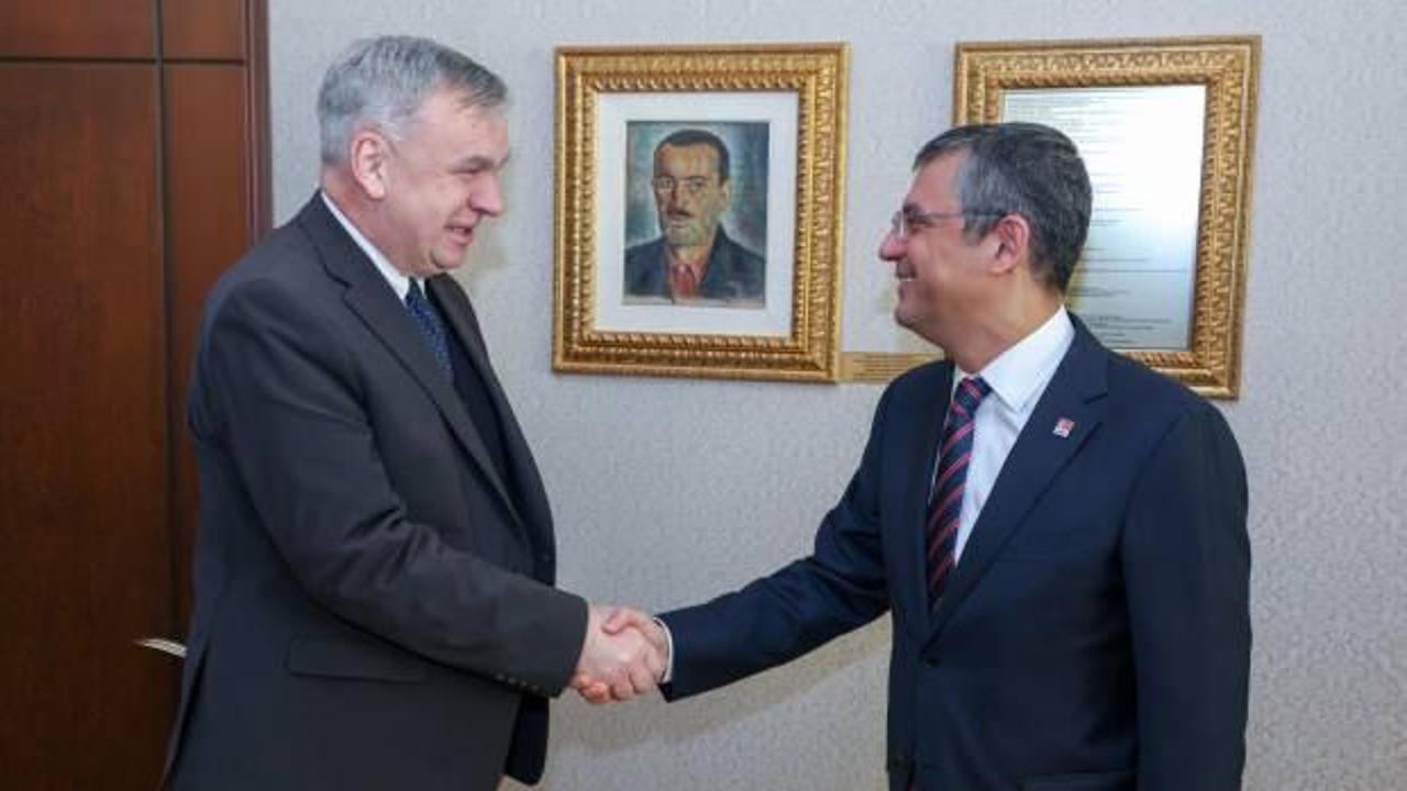 Özgür Özel, Almanya Büyükelçisi Schulz ile görüştü