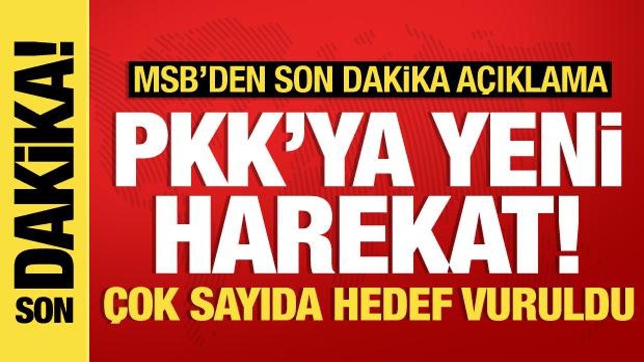 PKK’ya hava harekatı: 13 hedef imha edildi