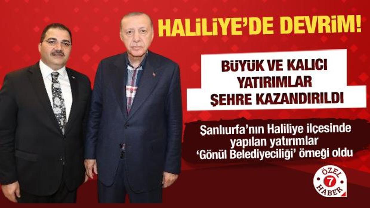 Şanlıurfa Haliliye’de devrim niteliğindeki yatırımlar şehre kazandırıldı!