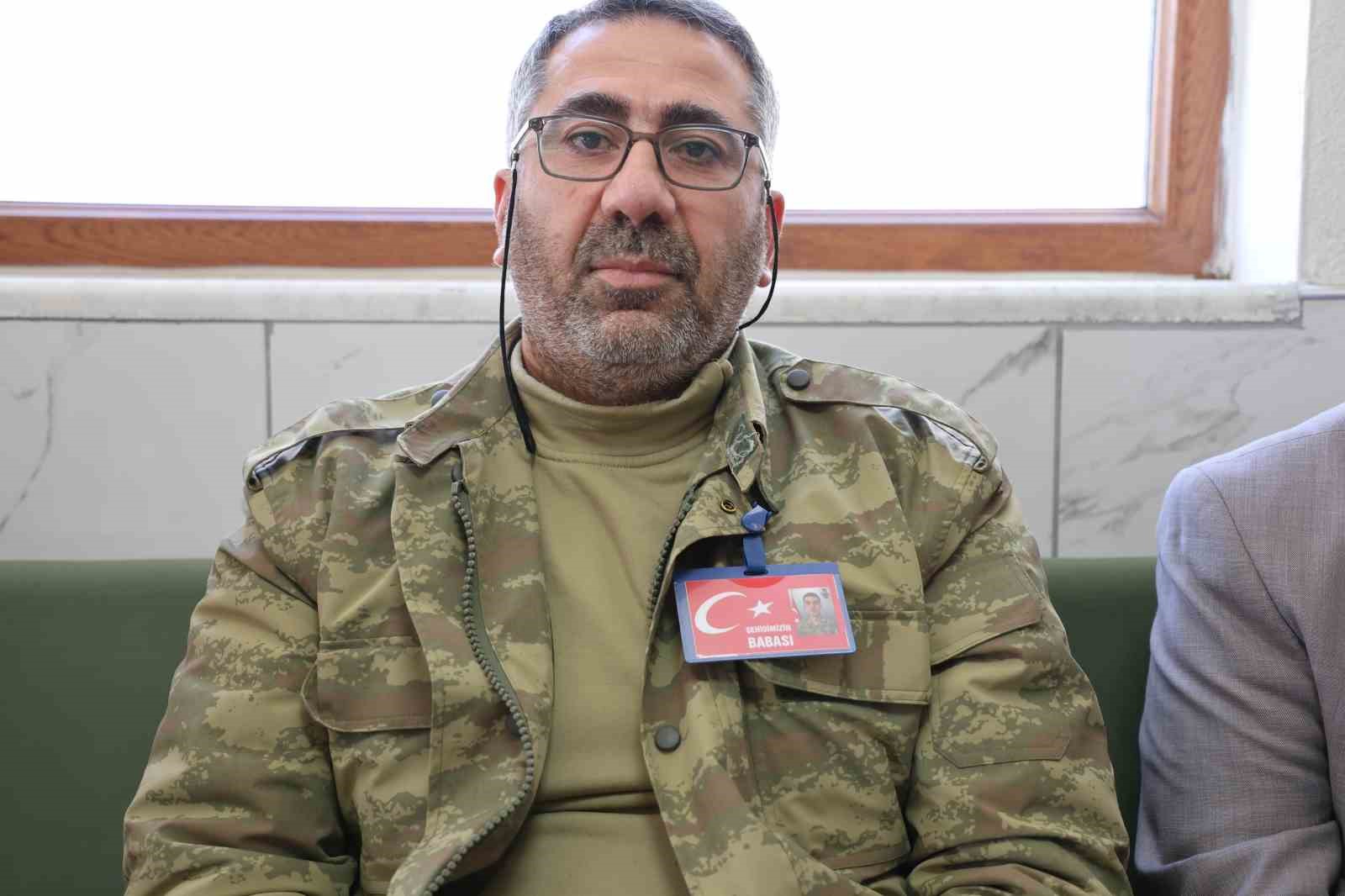 Şehit babası Aslan, oğlu ile son görüşmesini anlattı