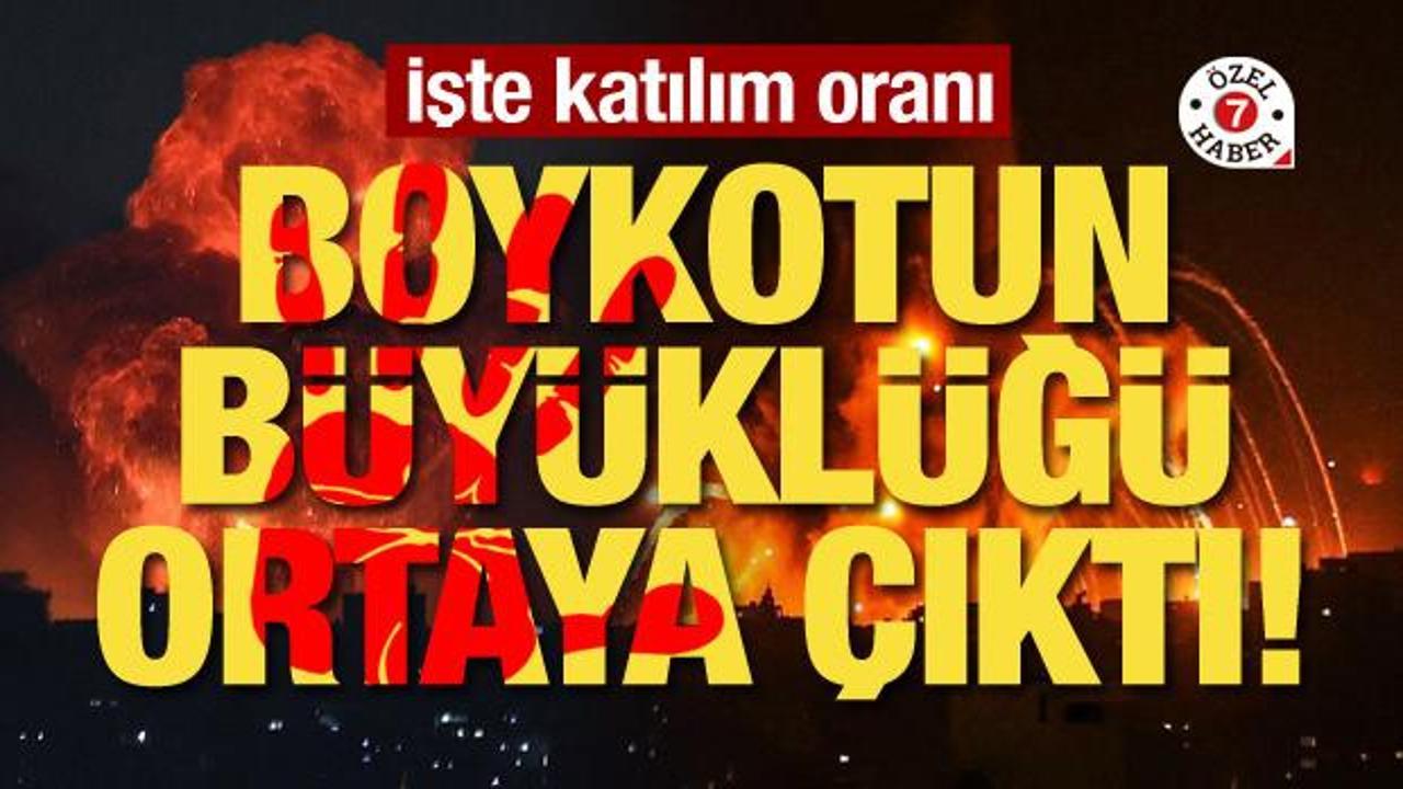 Siyonist firmalara başlatılan boykotun büyüklüğü ortaya çıktı! İşte katılım oranı