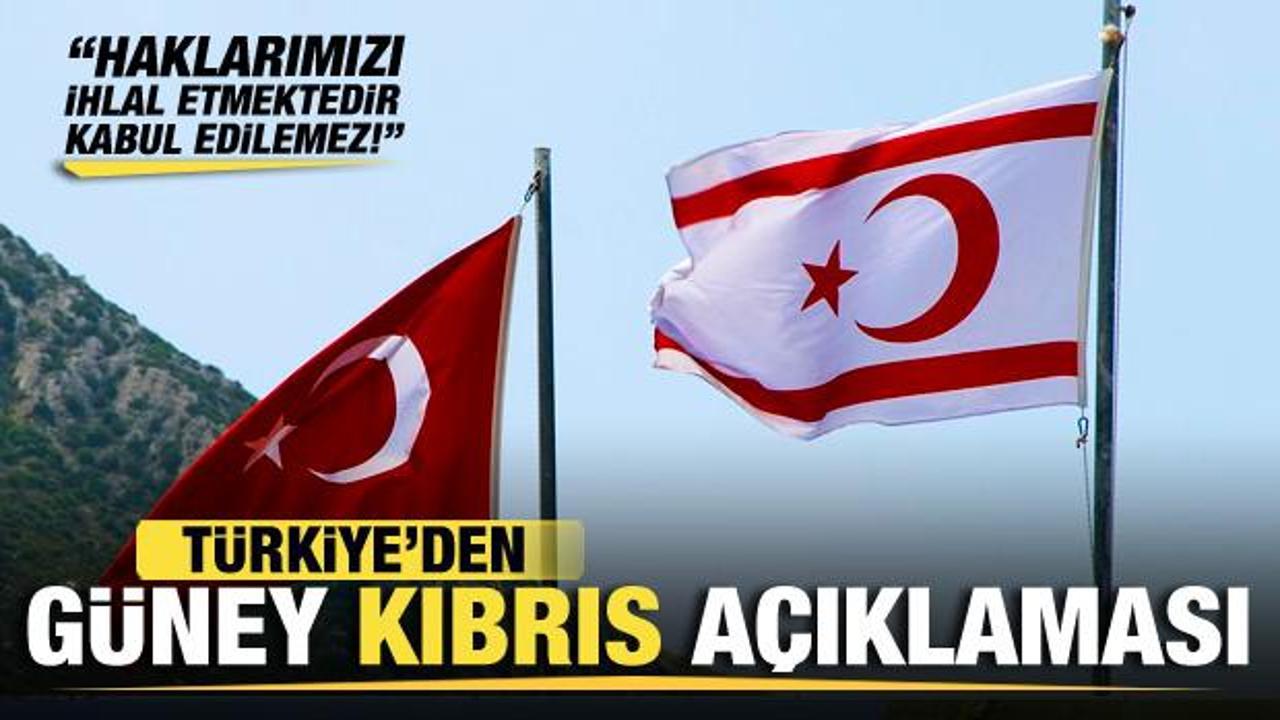 Türkiye’den GKRY açıklaması: Haklarımızı ihlal etmektedir, kabul edilemez!