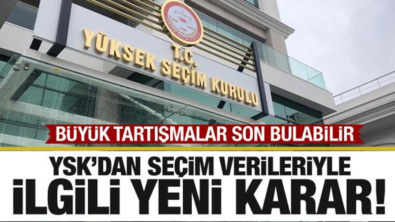 YSK’dan seçim verilerine ilişkin yeni karar: Partiler anlık izleyebilecek