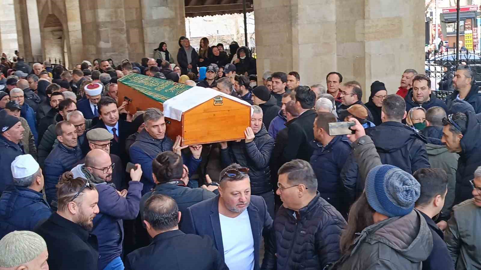 Edirneli Hakem Yankaya’nın babası son yolculuğuna uğurlandı