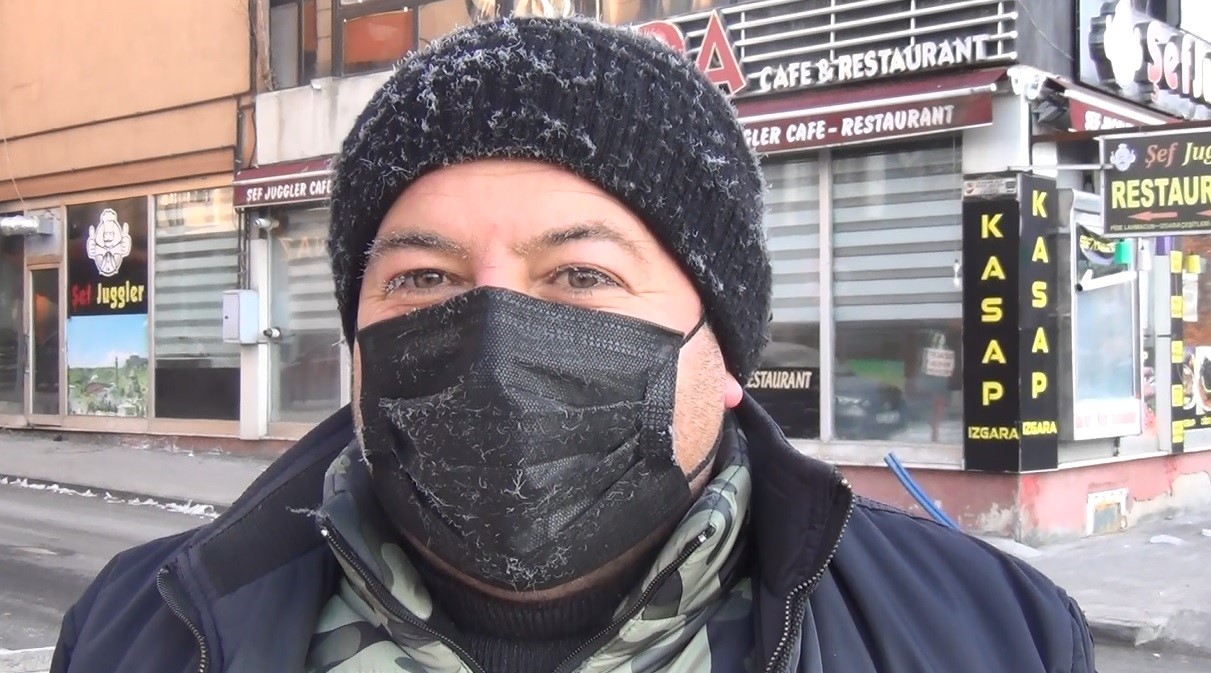 Kars’ın soğuğu kirpik dondurdu: Termometreler eksi 21’ü gördü