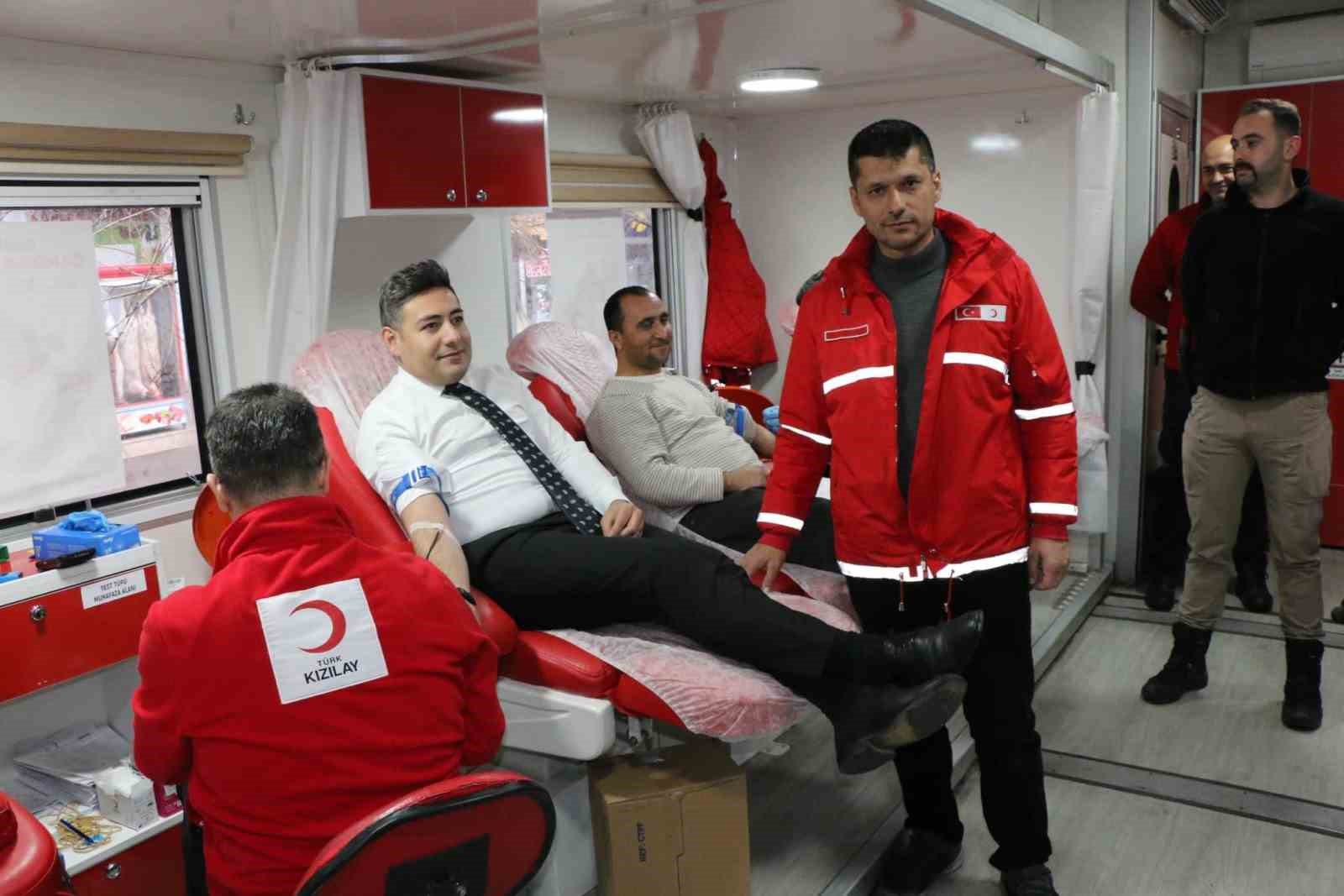 Kaymakam Özçelik: “Kan bağışında bulunmak, bir hayat kurtarmakla eş değerdir”