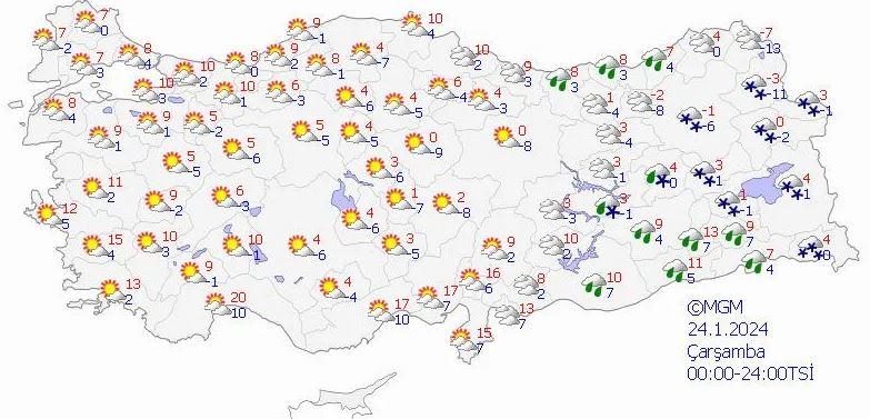Dondurucu soğuk ve kar! Meteoroloji'den hava durumu uyarısı