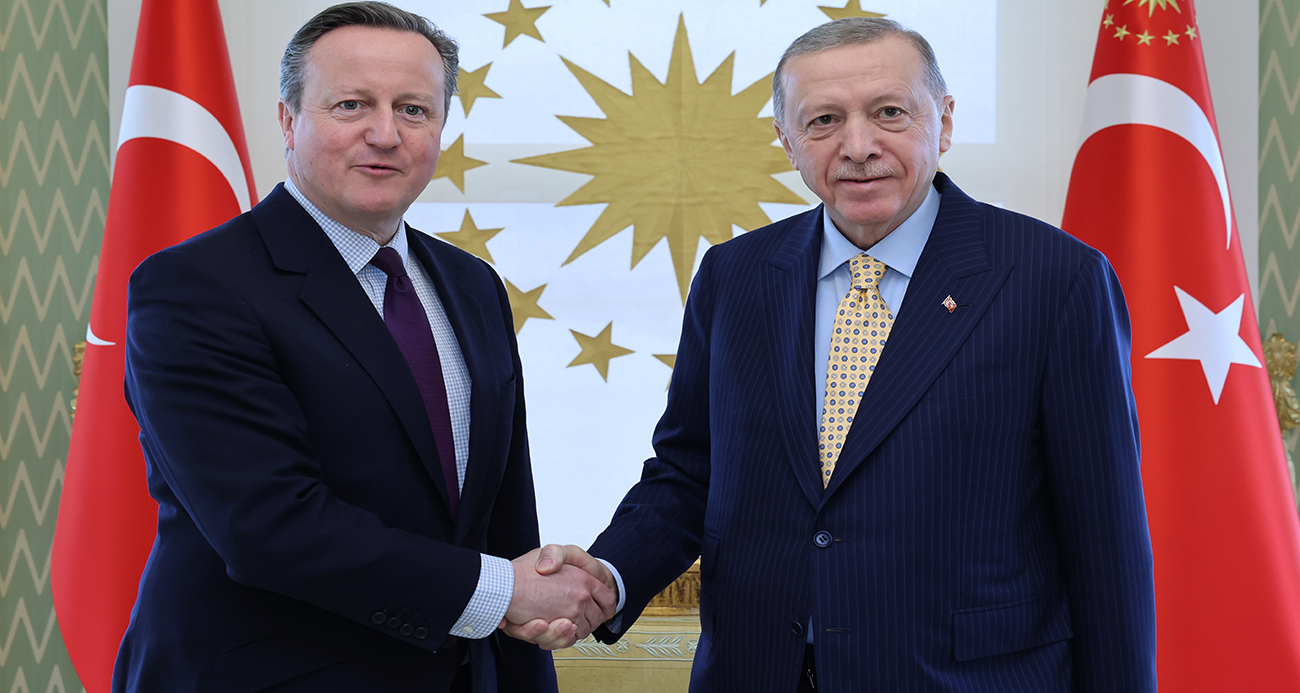 Cumhurbaşkanı Erdoğan, Birleşik Krallık Dışişleri Bakanı Cameron’u kabul etti