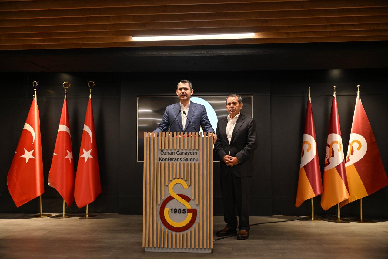 Galatasaray Başkanı Özbek: Murat Kurum İstanbul için şans