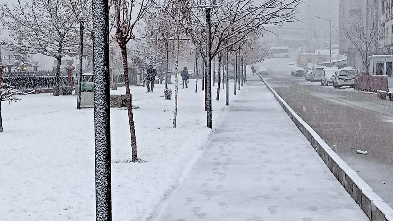 Van Güne Karla Uyandı