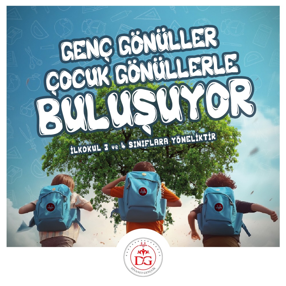 Diyanet İşleri Başkanlığı, “Genç Gönüller, Çocuk Gönüllerle Buluşuyor Projesi”ni başlatıyor