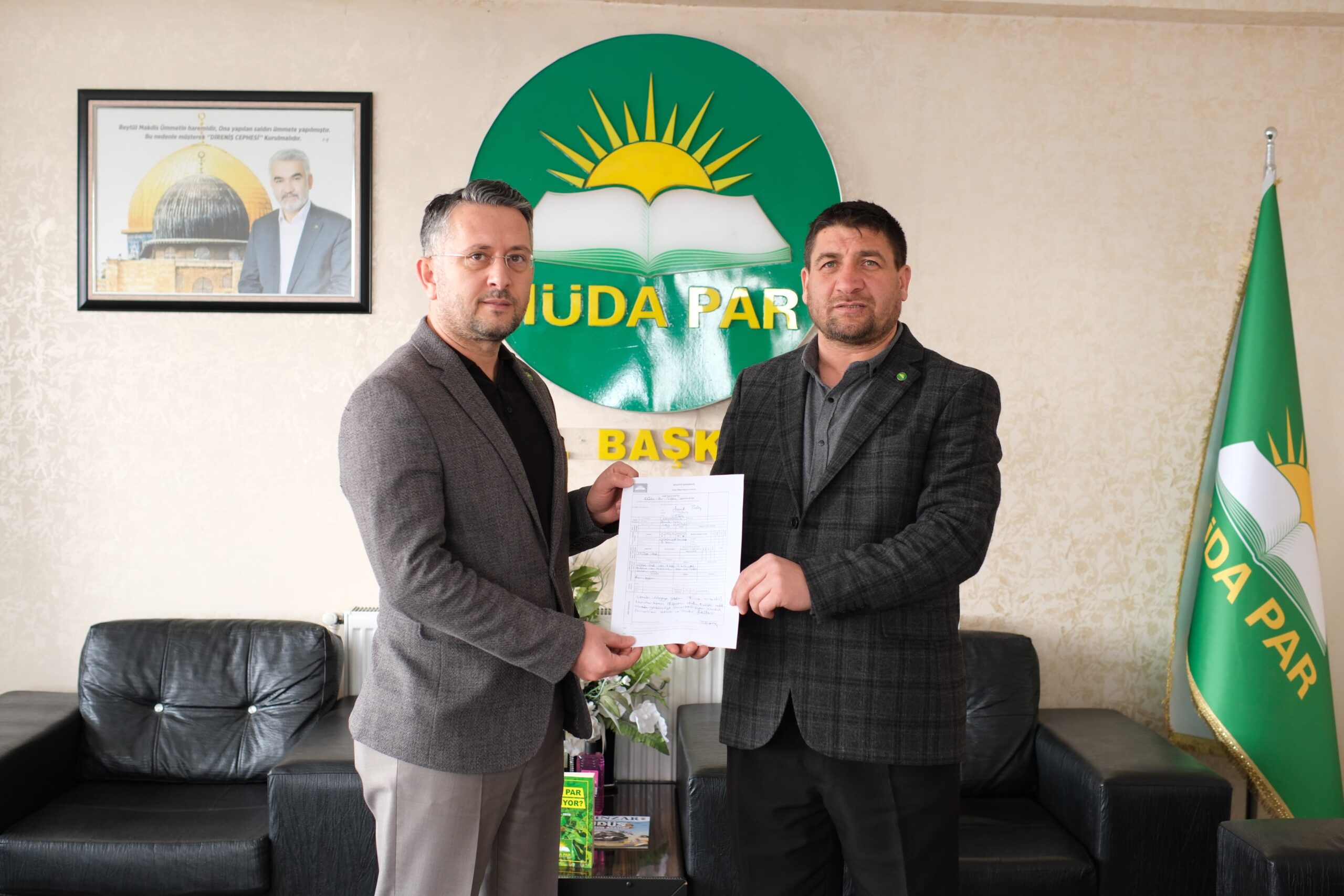 İş Adamı Tasan HÜDA PAR’dan Belediye Başkan Aday Adayı oldu