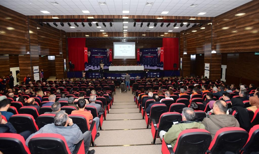​Van’da afetlere karşı bilgilendirme yapıldı