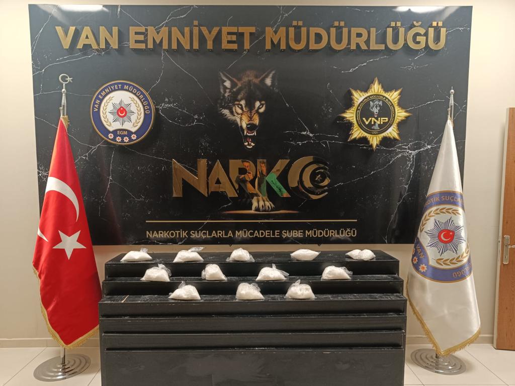 Van’da uyuşturucu madde ele geçirildi