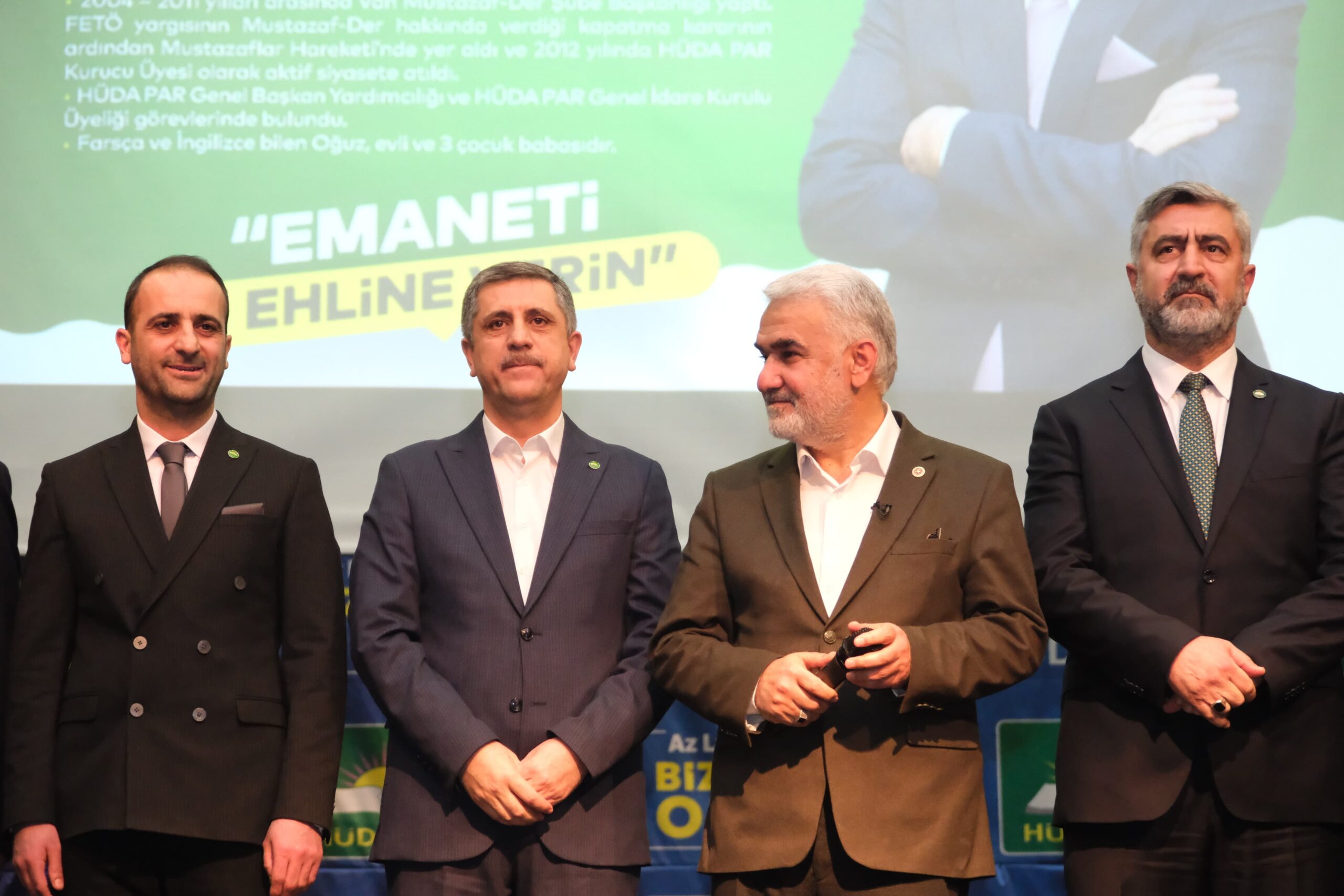 HÜDA-PAR’ın belediye başkan adayları belli oldu