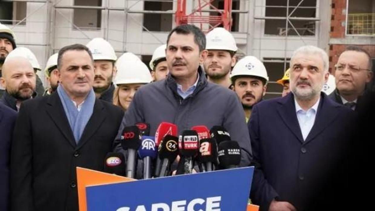 Murat Kurum: İstanbul’u afete hazır hale getireceğiz