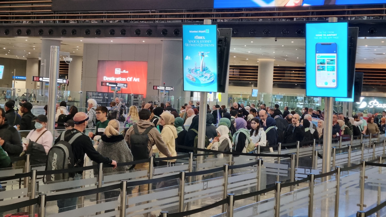 İstanbul Havalimanı’nda yarıyıl tatili yoğunluğu