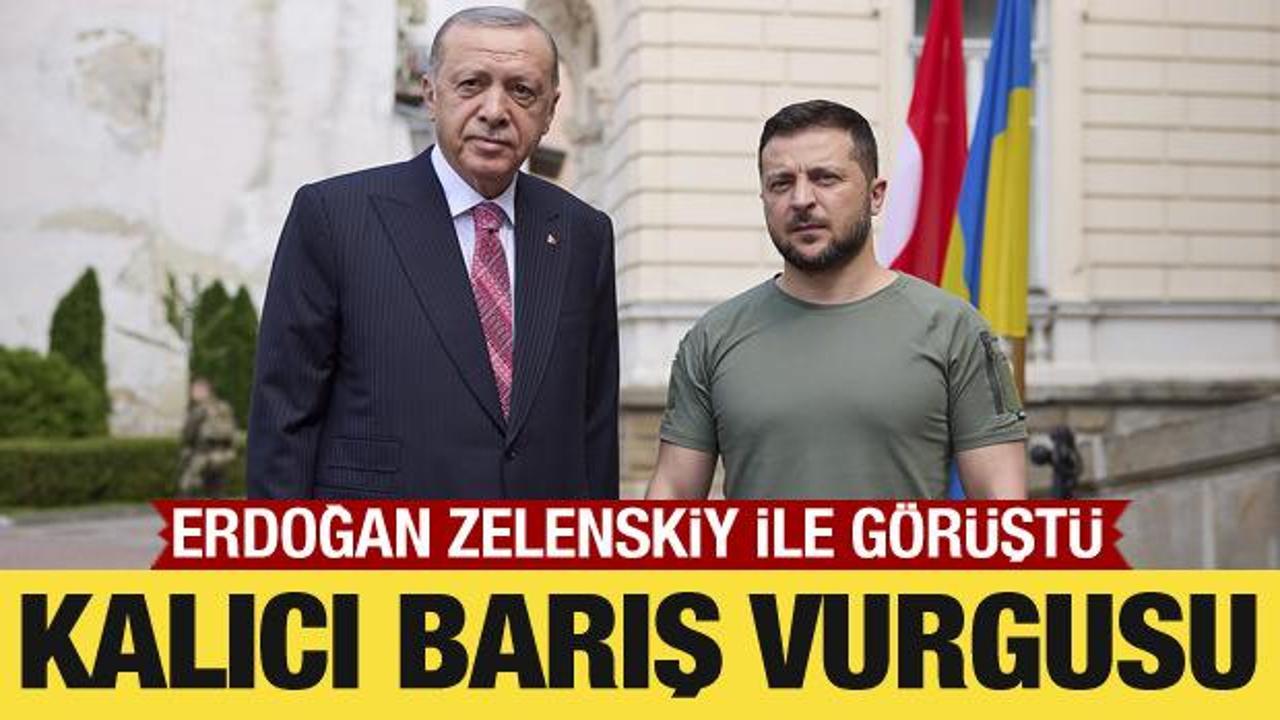 Cumhurbaşkanı Erdoğan, Zelenskiy ile görüştü
