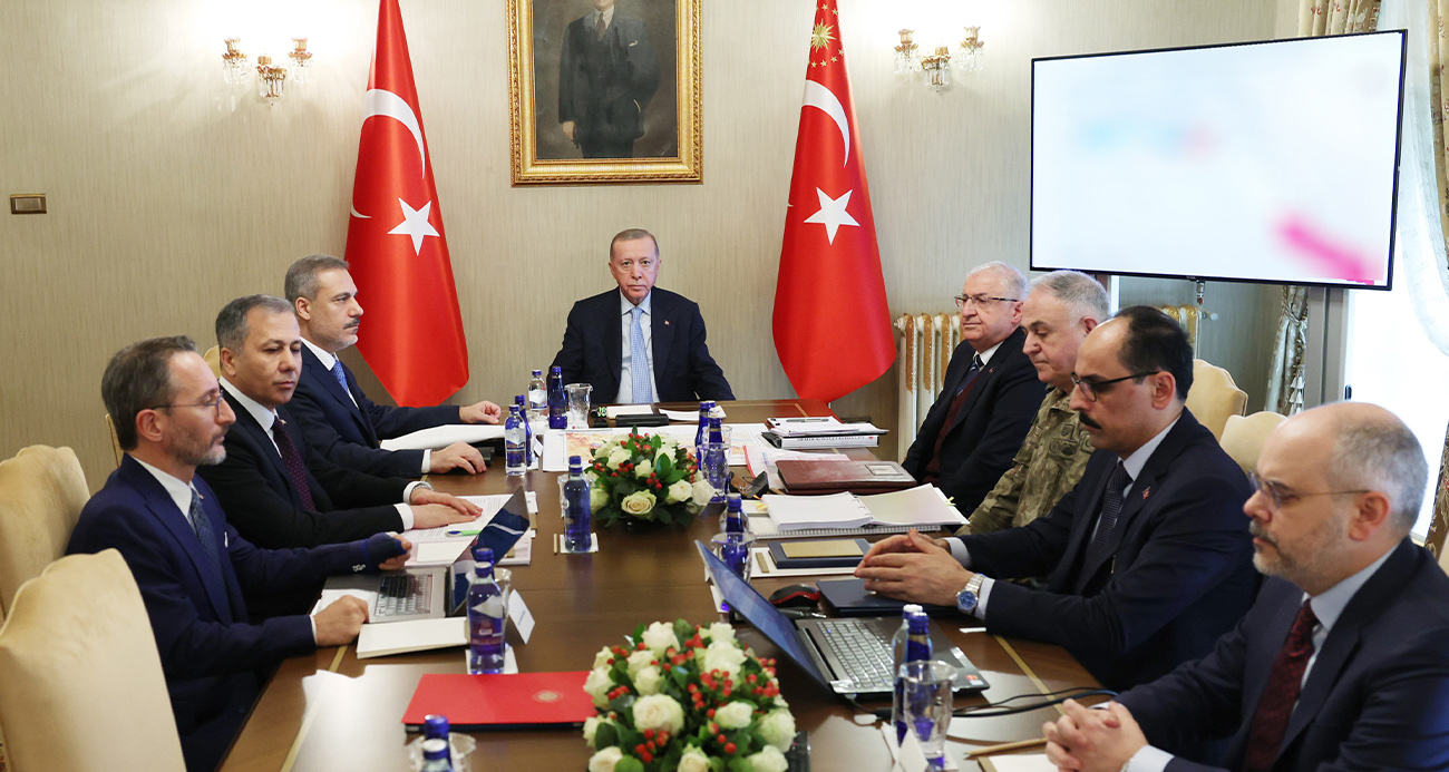 Dolmabahçe Çalışma Ofisi’ndeki güvenlik toplantısına ilişkin İletişim Başkanlığından açıklama