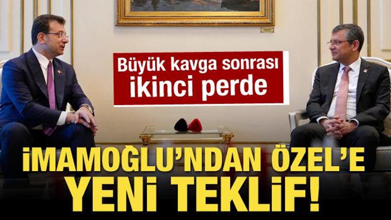 Ekrem İmamoğlu’ndan Özgür Özel’e yeni teklif!