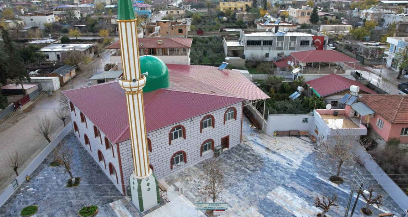 Depremde yıkılan camideki yüzde 25’lik sapma yeni camide düzeltildi