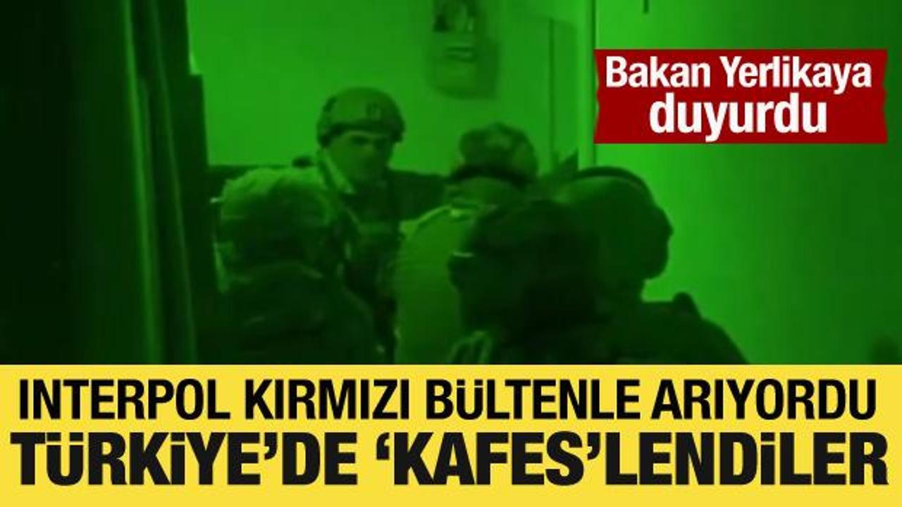 Interpol’ün kırmızı bültenle aradığı 56 şüpheli yakalandı
