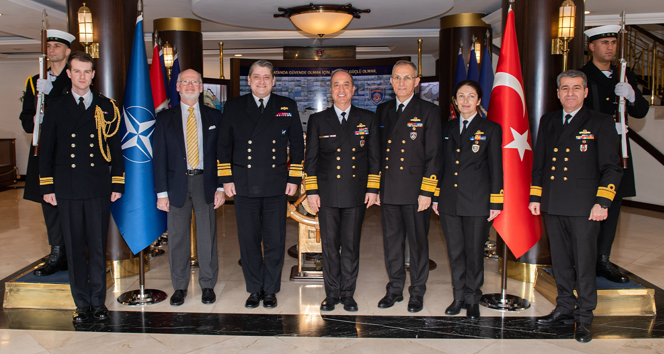 NATO MARCOM Komutanı Utley, Deniz Kuvvetleri Komutanlığını ziyaret etti