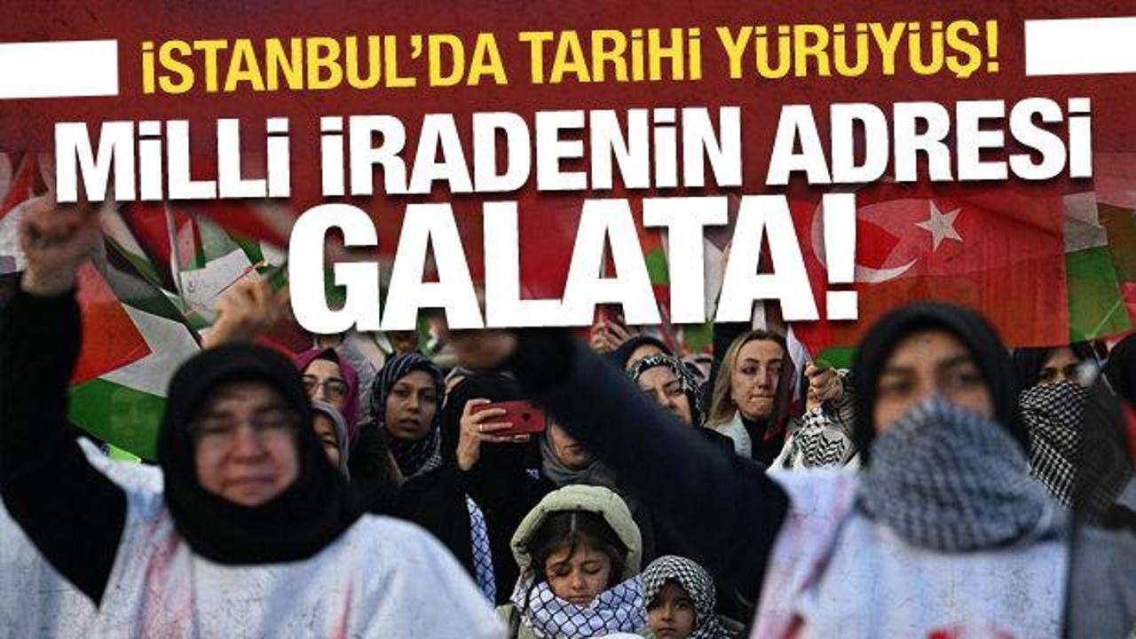 İstanbul’da tarihi yürüyüş başladı!