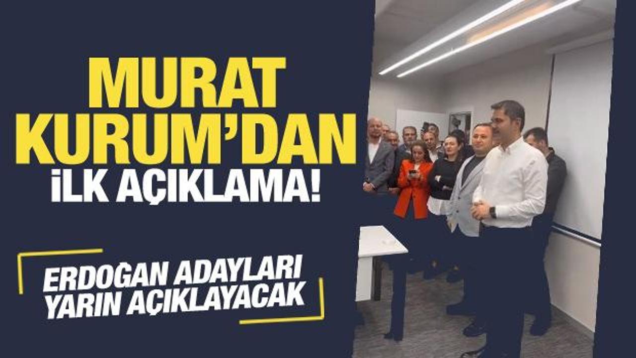 Murat Kurum’dan İstanbul adaylığı için ilk açıklama