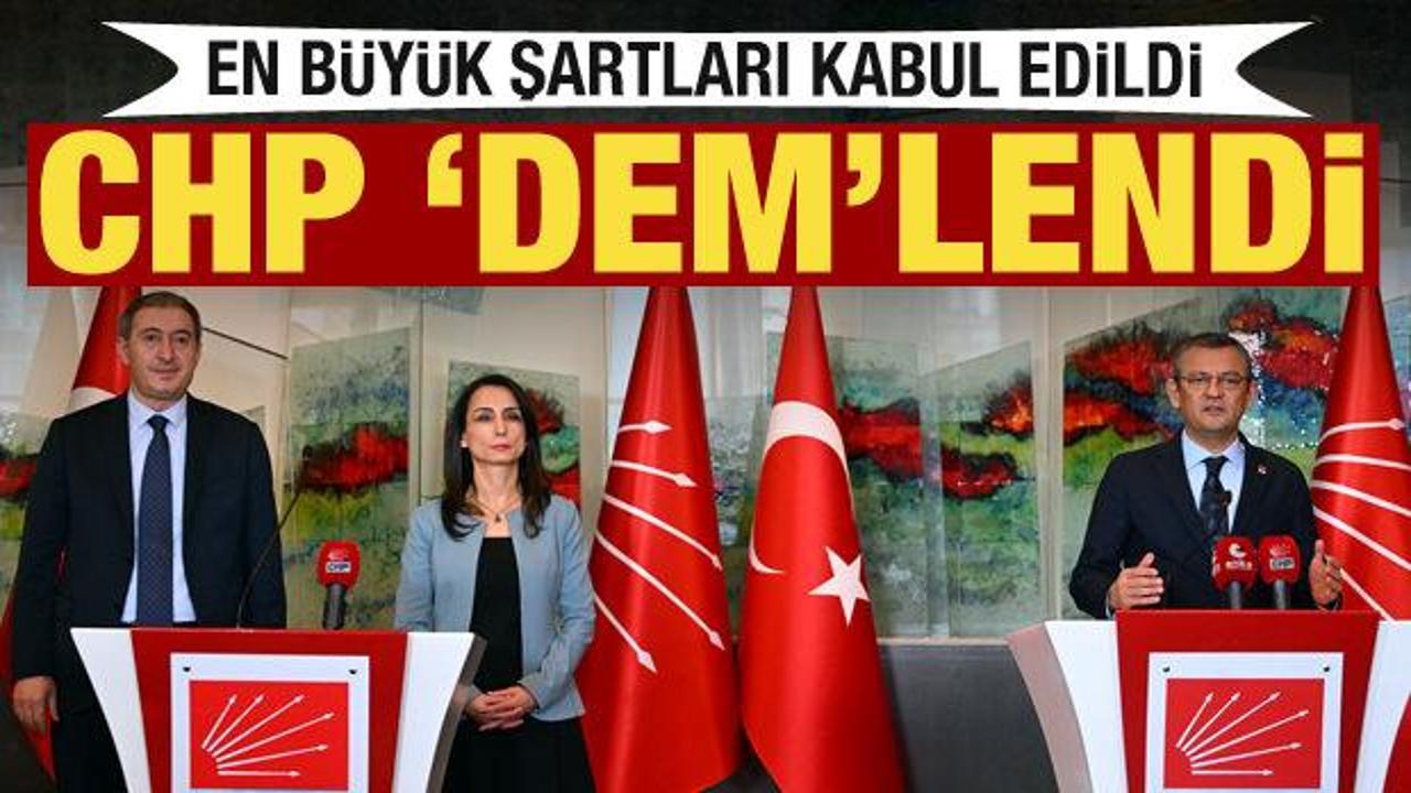 Özgür Özel ilan etti! DEM Parti’nin en büyük şartı kabul edildi