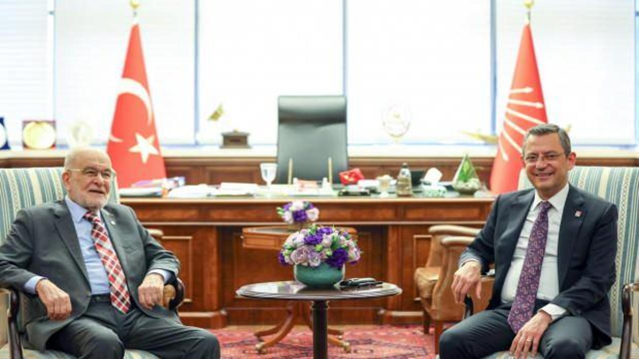 Özgür Özel, Karamollaoğlu ile görüştü