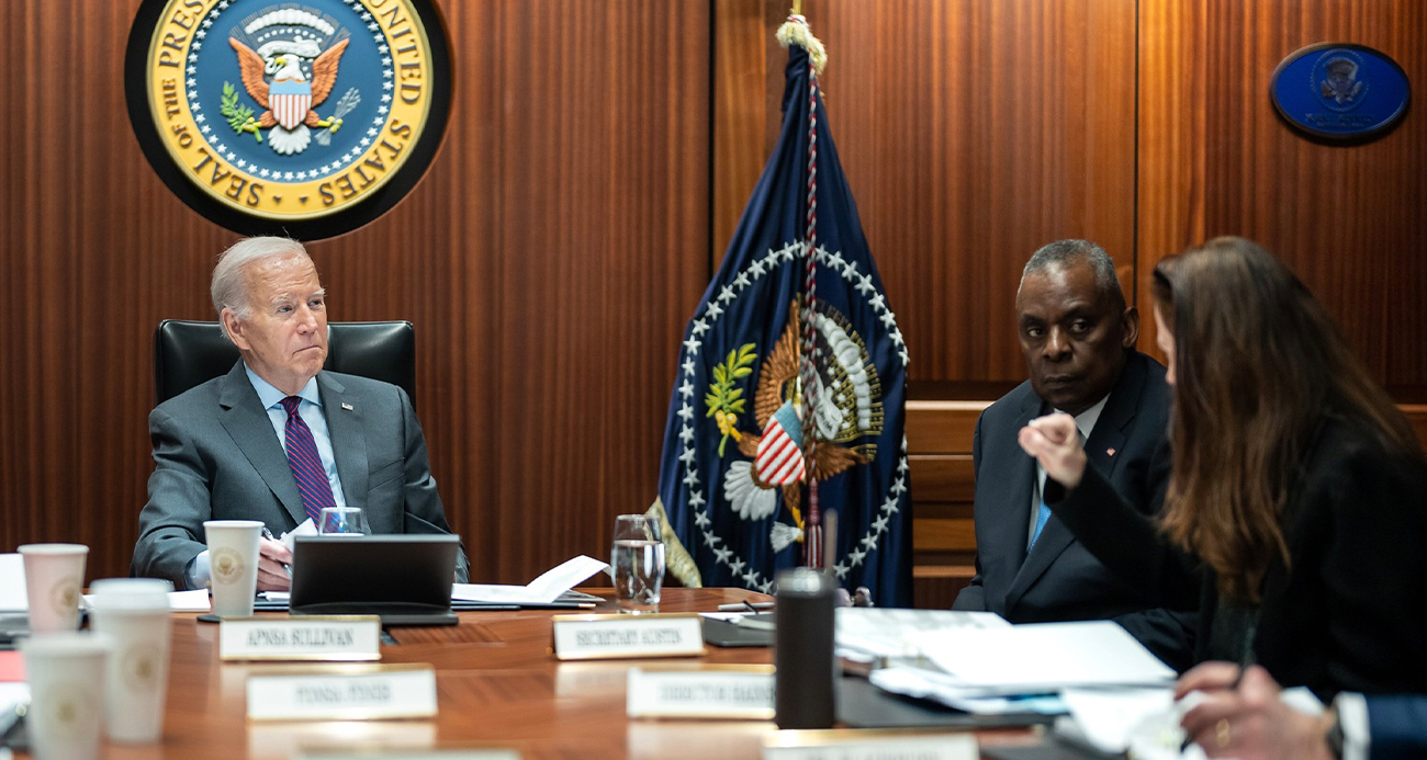 Biden: “Orta Doğu’da daha geniş çaplı bir savaşa ihtiyacımız olduğunu düşünmüyorum”