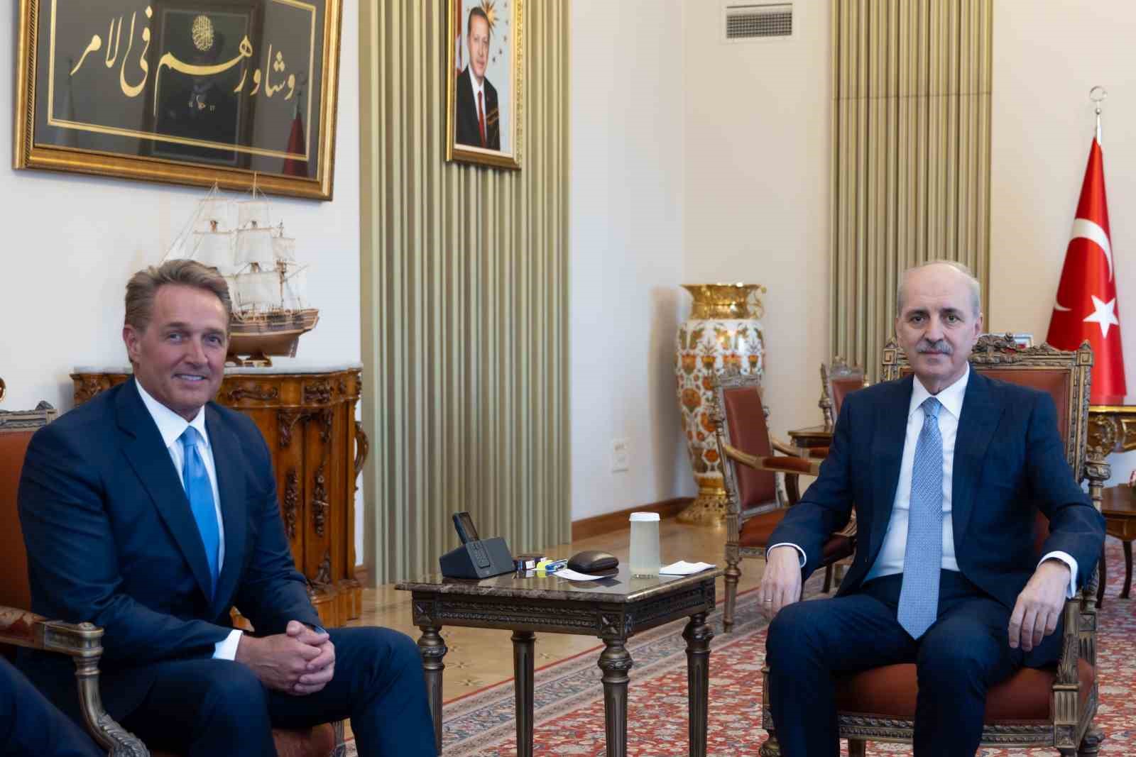 Numan Kurtulmuş ABD Büyükelçisi’ni kabul etti