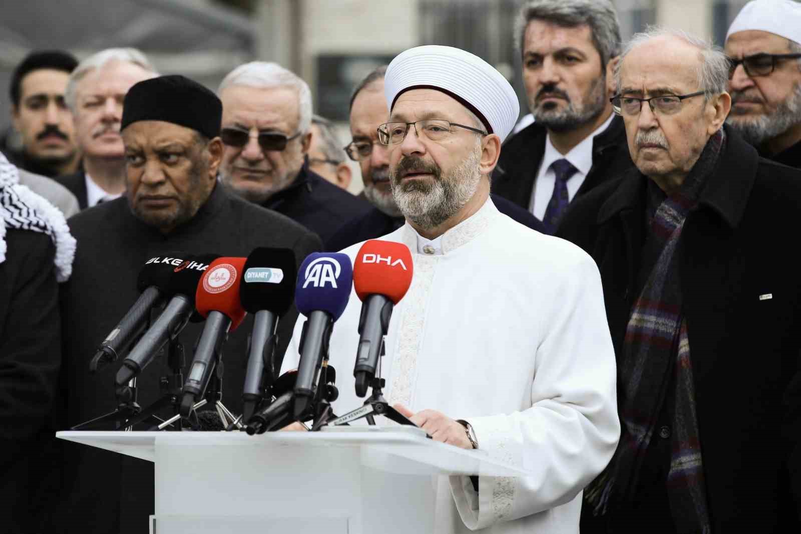 Diyanet İşleri Başkanı Erbaş: “Zulmü durdurmak Müslüman’ın vicdani görevidir”