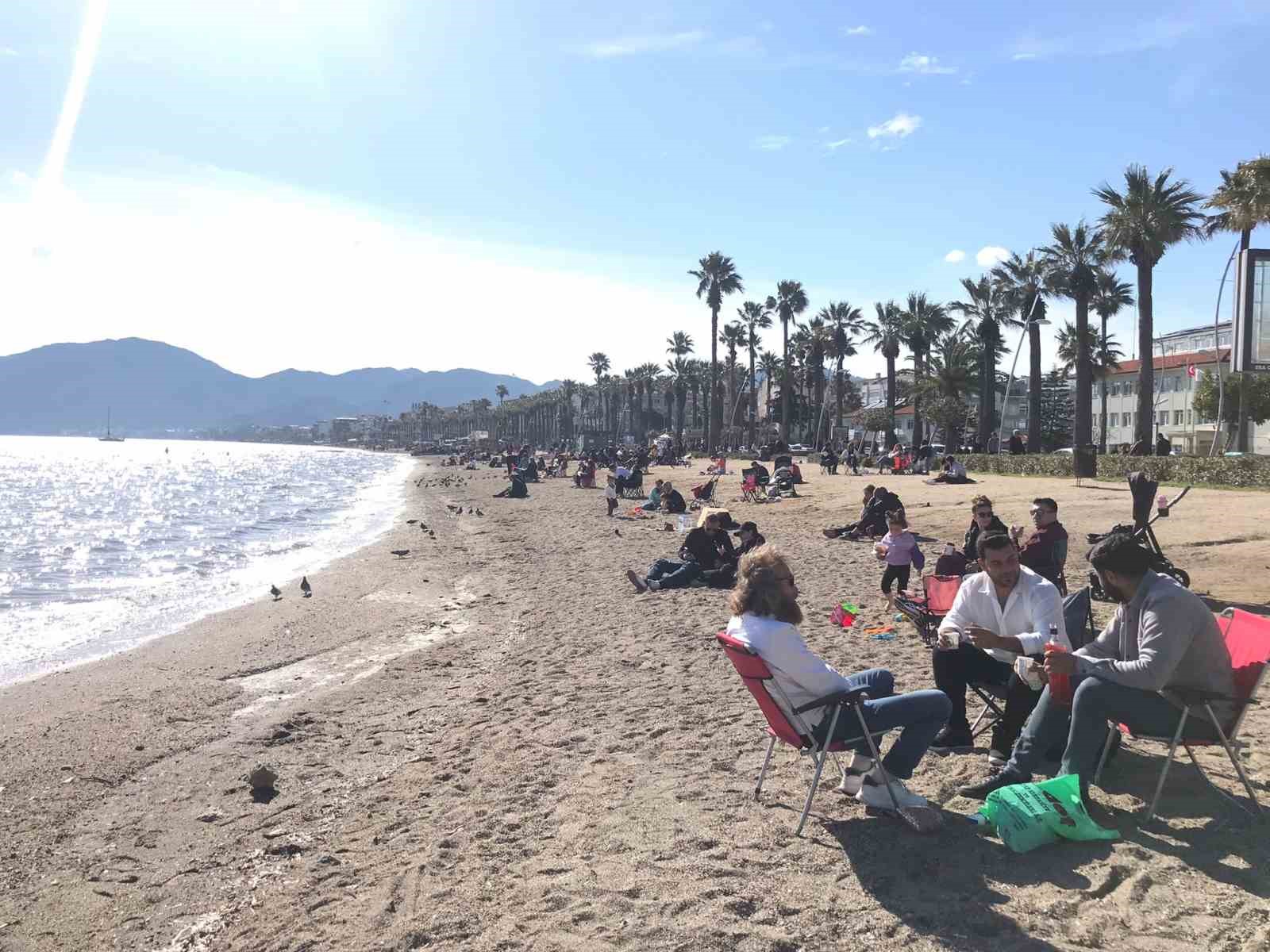 Marmaris’te Şubat ayında deniz keyfi
