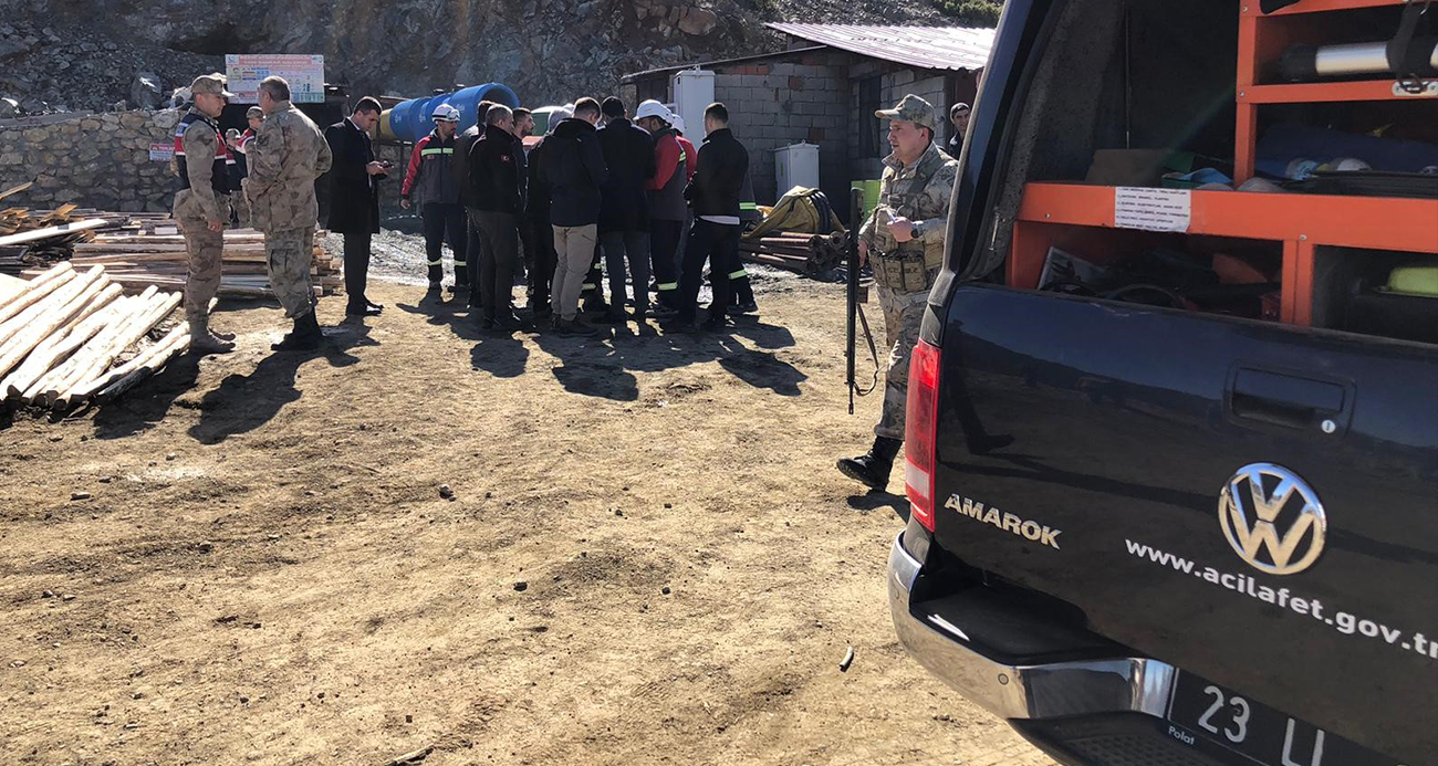 Elazığ’da maden ocağında göçük