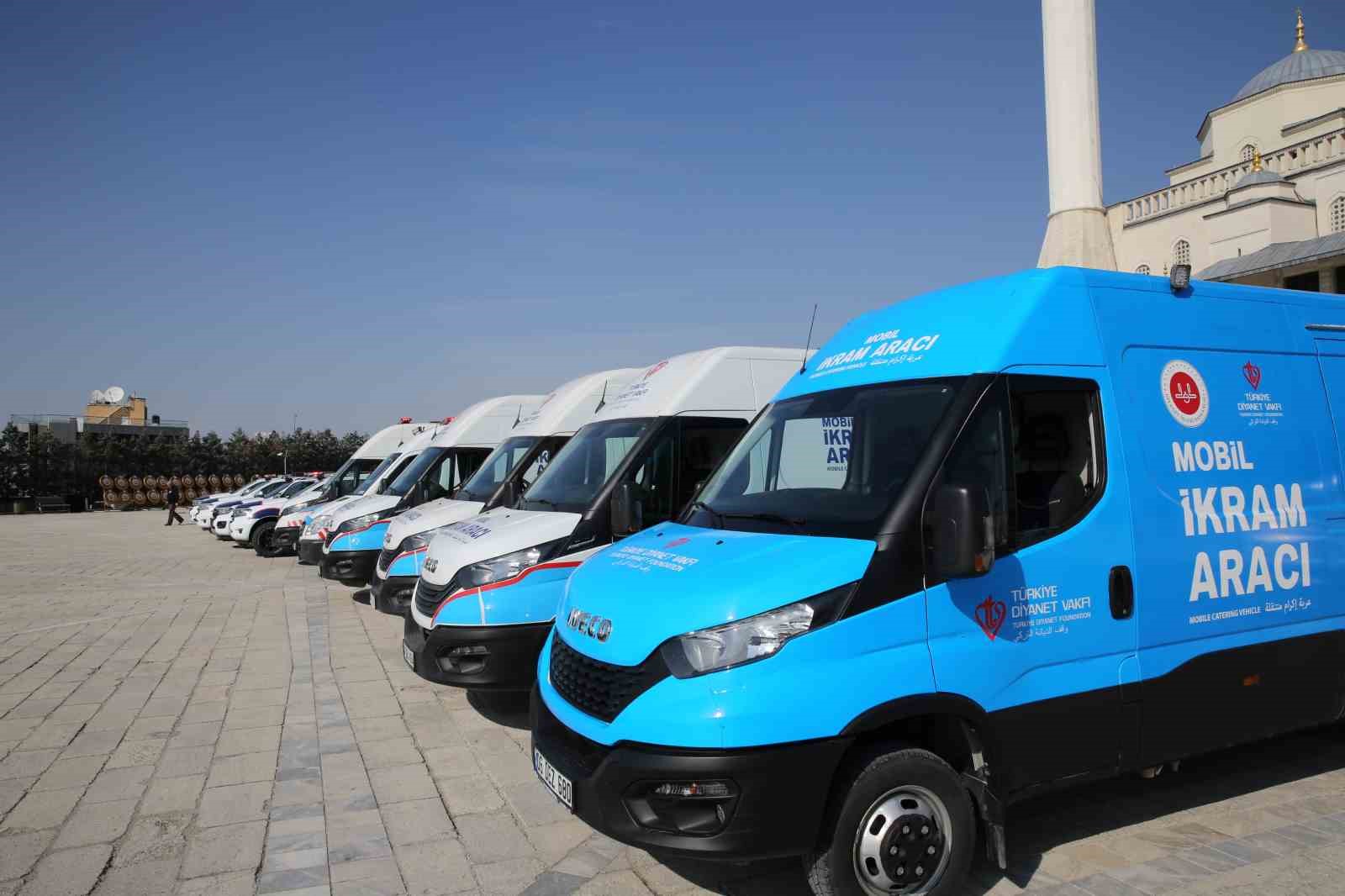 TDV mobil ikram araçlarını deprem bölgesine gönderiyor