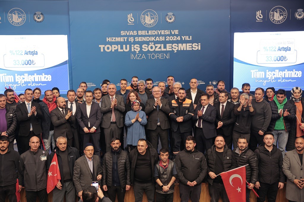 Sivas Belediye’sinden işçilere yüzde 122’lik rekor zam