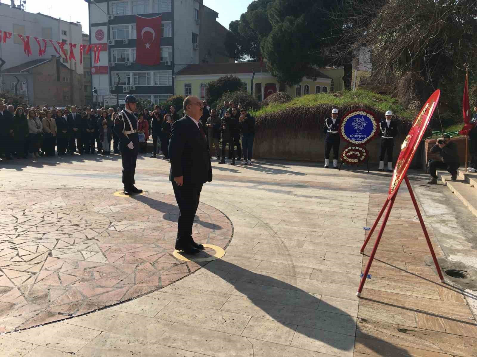 Atatürk’ün Aydın’a gelişinin 93’üncü yıldönümü kutlandı