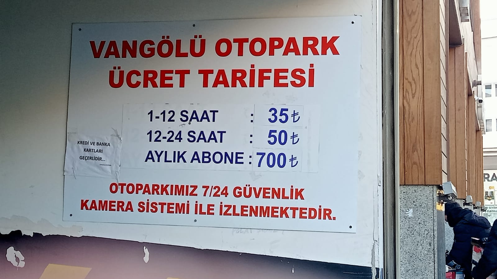 Van’da otoparklar zam nedeniyle boş kaldı 