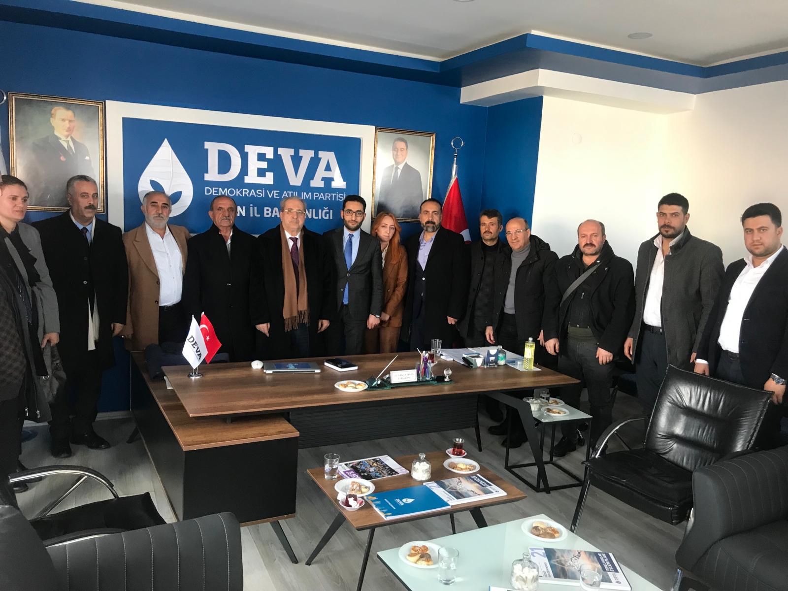 Yeniden Refah Van İl başkanlığından DEVA Partisine ziyaret