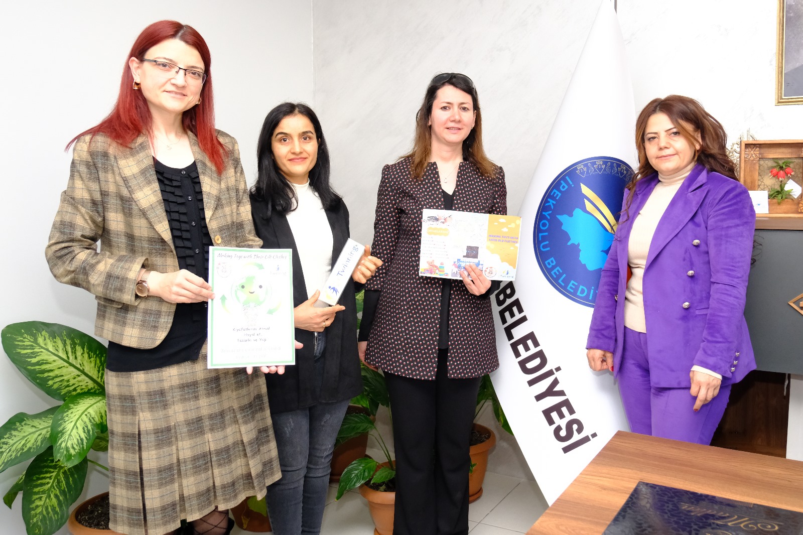 İpekyolu’nda Geri Dönüşüm Atıklarından Proje Oluşturdular