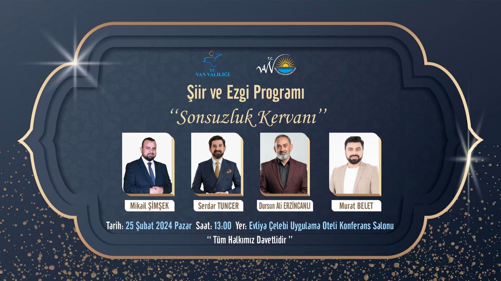 Van’da hafta sonu şiir ve ezgi programı düzenlenecek