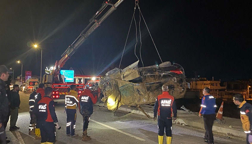 Adıyaman’daki feci kaza: 1 polis hayatını kaybetti