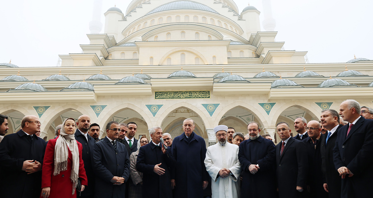 Cumhurbaşkanı Erdoğan, Şahinbey Millet Camii’nin açılışına katıldı