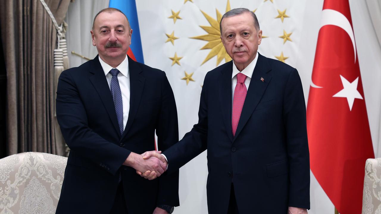 Cumhurbaşkanı Erdoğan, Aliyev’i Ankara’da ağırladı