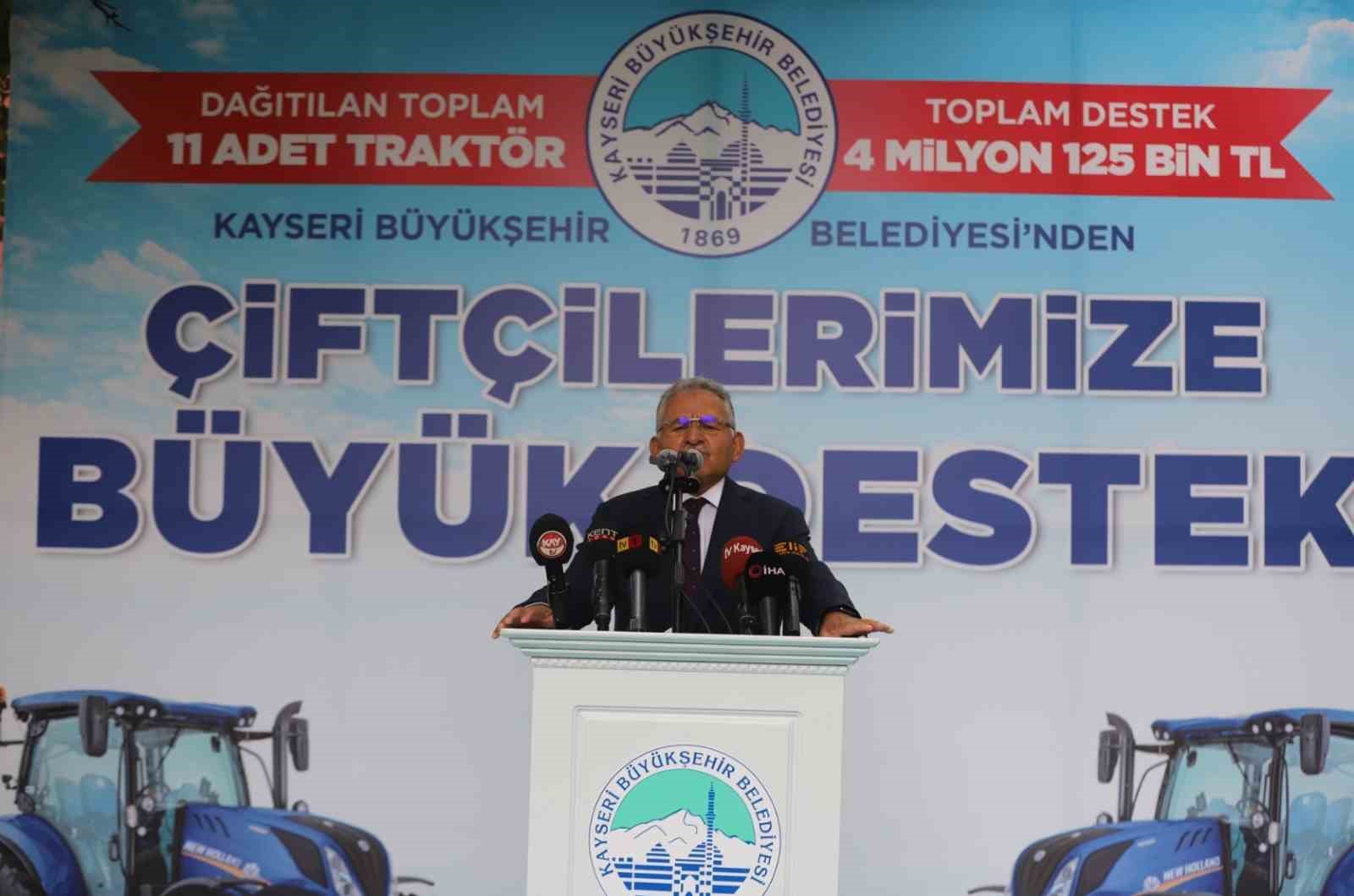 Büyükşehirden 5 yıllık dönemde tarıma 500 milyon TL’lik yatırım