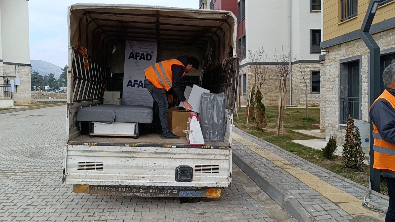 İslahiye’deki depremzedeler kalıcı konutlara yerleşmeye başladı